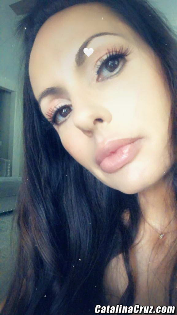 Catalina Cruz selfie on Snapchat